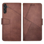IDEWEI For Samsung Galaxy M55 5G / C55 5G / F55 5G Case Calf Texture Leather Phone Shell Mobile Accessories