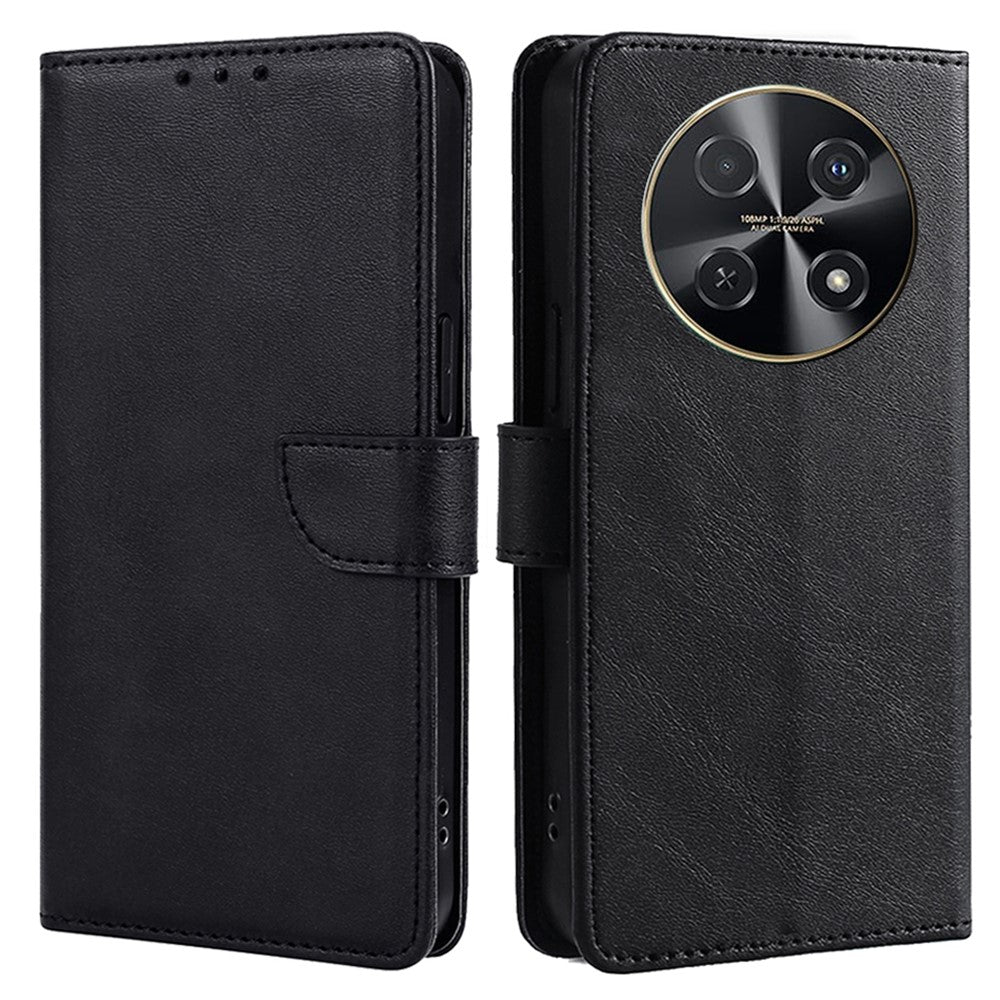 For Huawei nova 12i 4G Case Calf Texture Magnetic Clasp Stand Mobile Phone Cover