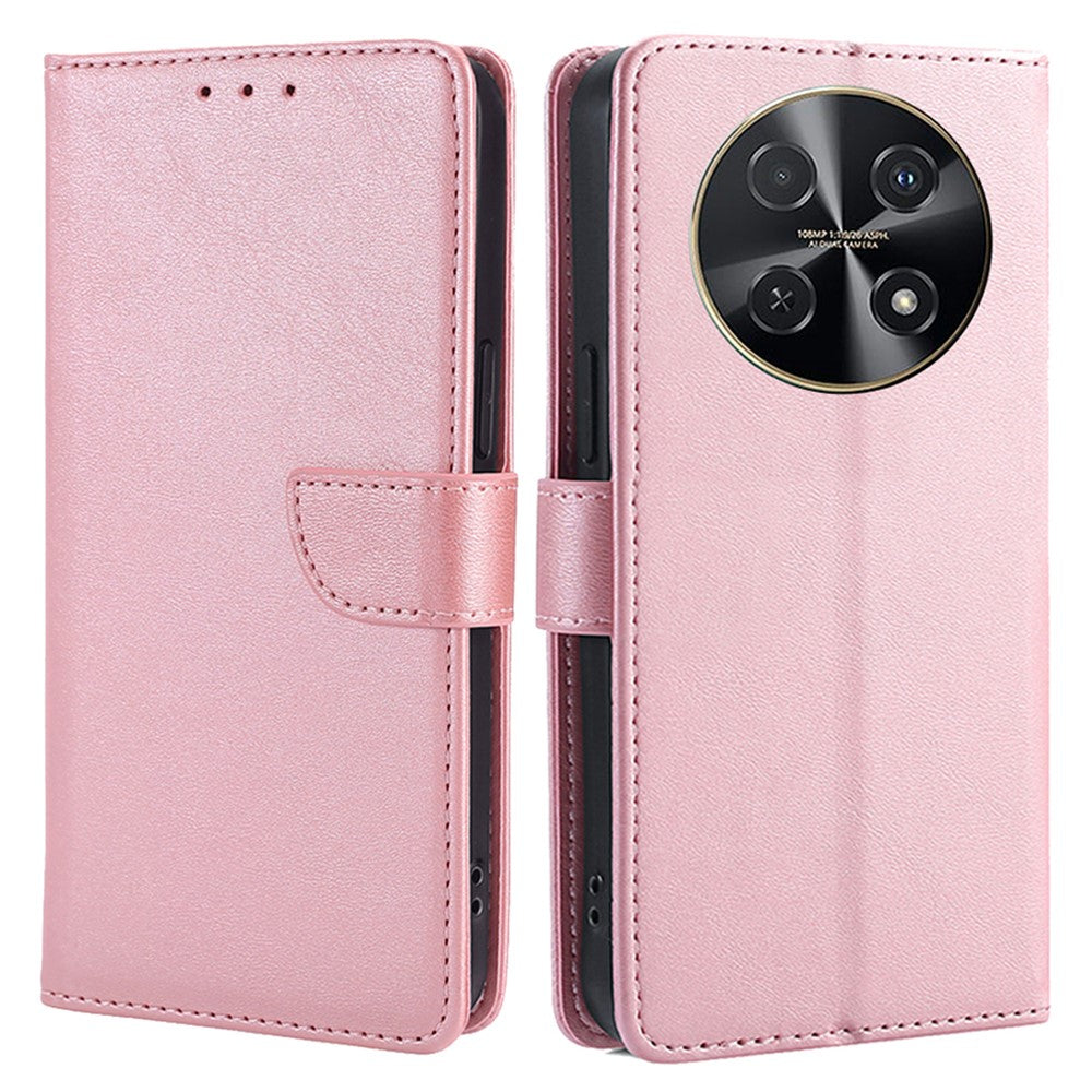 For Huawei nova 12i 4G Case Calf Texture Magnetic Clasp Stand Mobile Phone Cover