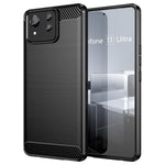 For Asus Zenfone 11 Ultra 5G TPU Case Carbon Fiber Texture Soft Phone Cover