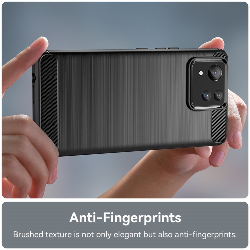 For Asus Zenfone 11 Ultra 5G TPU Case Carbon Fiber Texture Soft Phone Cover
