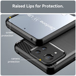 For Asus Zenfone 11 Ultra 5G TPU Case Carbon Fiber Texture Soft Phone Cover