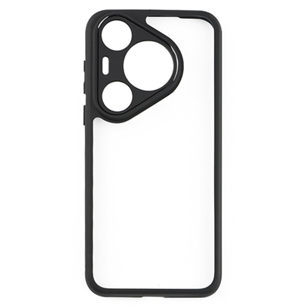 For Huawei Pura 70 Case Crystal Clear Design Hybrid PC+TPU Phone Cover