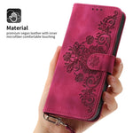 For Samsung Galaxy M55 5G / C55 5G / F55 5G Case Card Slots Wallet Leather Phone Cover with 2 Straps