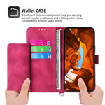 For Samsung Galaxy M55 5G / C55 5G / F55 5G Case Card Slots Wallet Leather Phone Cover with 2 Straps