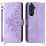For Samsung Galaxy M55 5G / C55 5G / F55 5G Case Card Slots Wallet Leather Phone Cover with 2 Straps