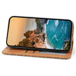 Til Samsung Galaxy M62 Wallet Phone Case Rhombus-præget mønster PU-læder flipcover