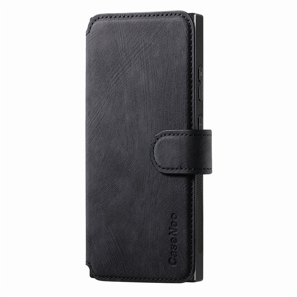 Til Samsung Galaxy S24 Ultra Magnetisk Cover CASENEO Aftagelig Læder Telefon Pung Cover