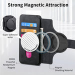 Til Samsung Galaxy S24 Ultra Magnetisk Cover CASENEO Aftagelig Læder Telefon Pung Cover
