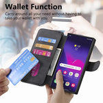 Til Samsung Galaxy S24 Ultra Magnetisk Cover CASENEO Aftagelig Læder Telefon Pung Cover