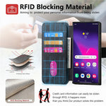 Til Samsung Galaxy S24 Ultra Magnetisk Cover CASENEO Aftagelig Læder Telefon Pung Cover