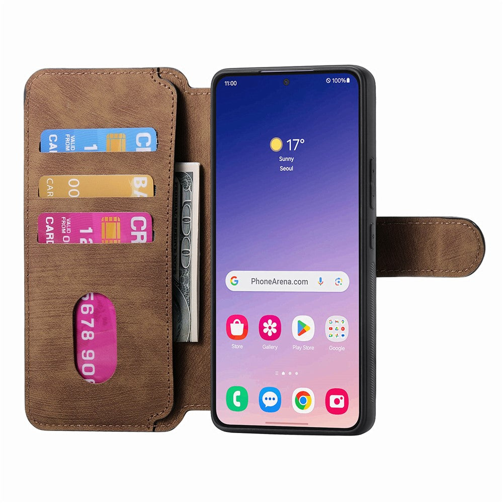 For Samsung Galaxy S24 Magnetic Case CASENEO Detachable Leather Phone Wallet Cover
