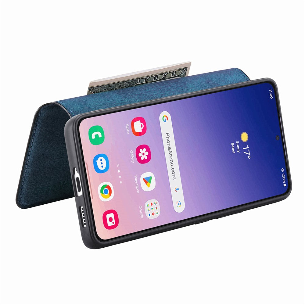 For Samsung Galaxy S24+ Magnetic Case CASENEO Detachable Leather Phone Wallet Cover