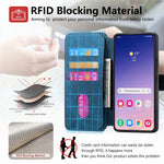 For Samsung Galaxy S24+ Magnetic Case CASENEO Detachable Leather Phone Wallet Cover