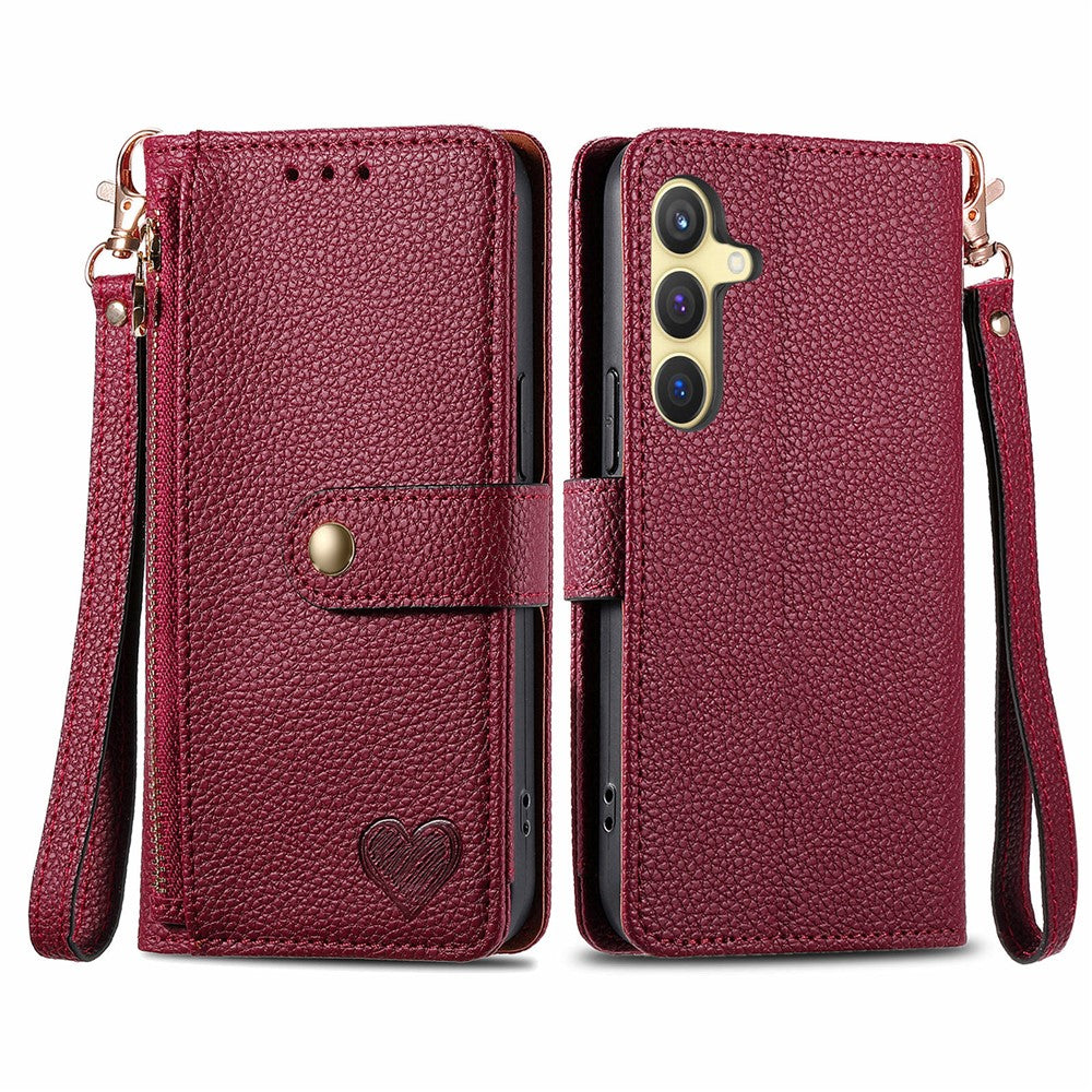 For Samsung Galaxy S24 Wallet Case RFID Blocking Leather Phone Cover