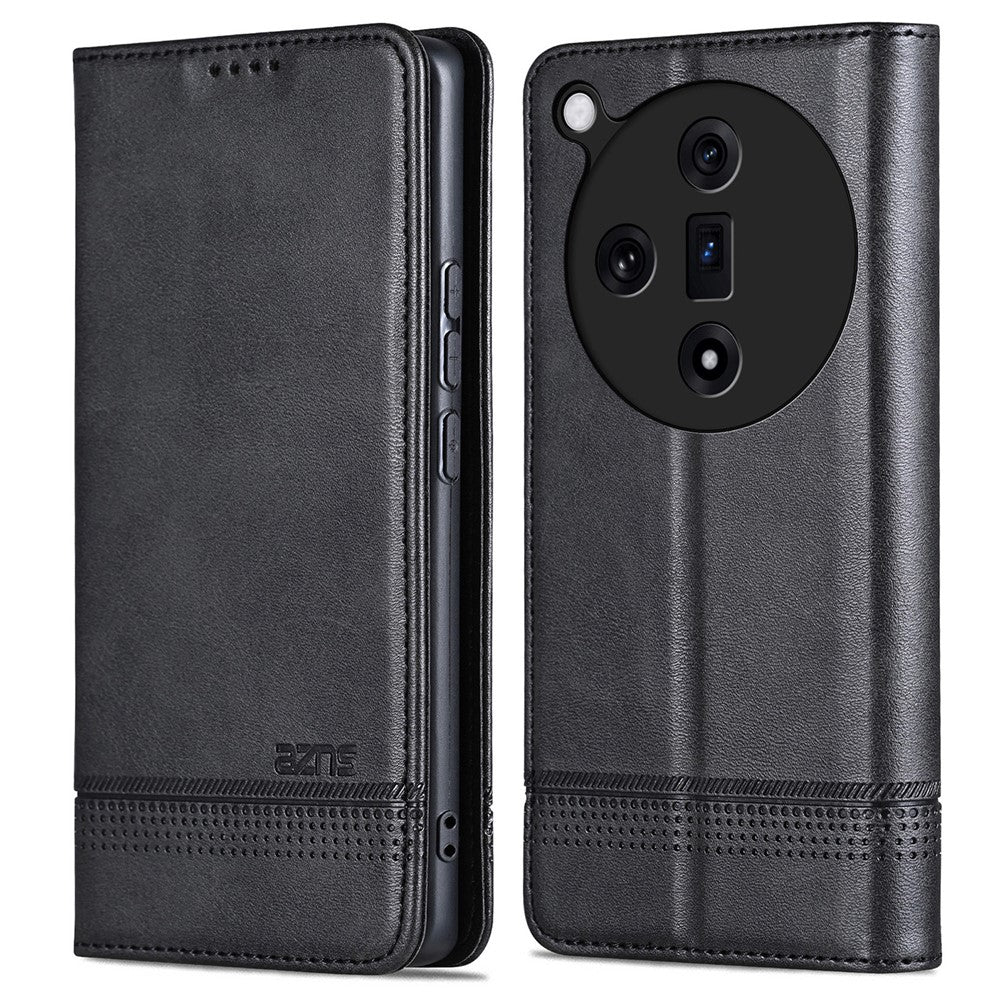 AZNS For Oppo Find X7 5G Leather Wallet Cover Mobile Phone Case