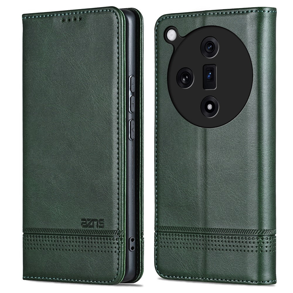 AZNS For Oppo Find X7 5G Leather Wallet Cover Mobile Phone Case