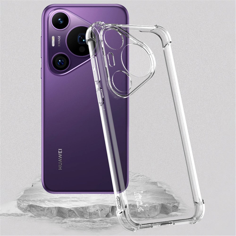 IMAK For Huawei Pura 70 Pro / 70 Pro+ Cover Drop Protection TPU Clear Back Phone Case