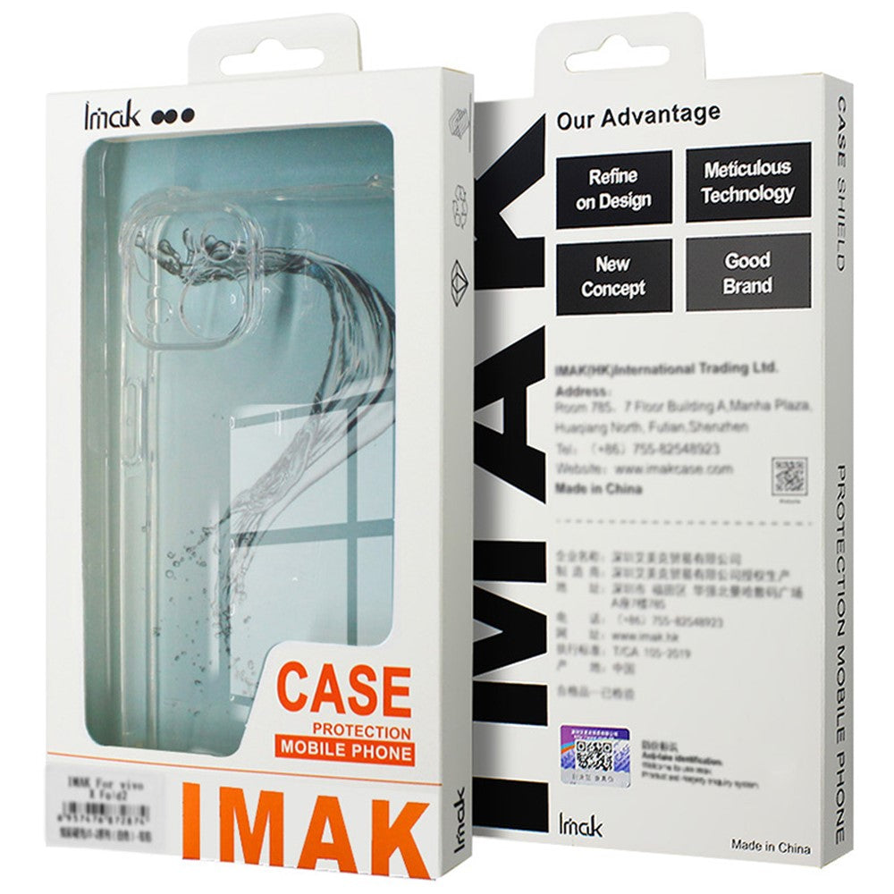 IMAK For Huawei Pura 70 Pro / 70 Pro+ Cover Drop Protection TPU Clear Back Phone Case