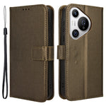 For Huawei Pura 70   Phone Case Diamond Texture Leather Stand Wallet Cover