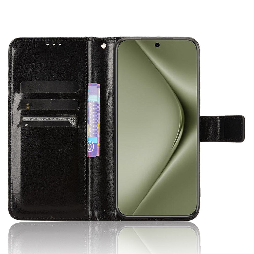 For Huawei Pura 70 Pro / 70 Pro+ / 70 Ultra Leather Case Crazy Horse Texture Wallet Phone Cover