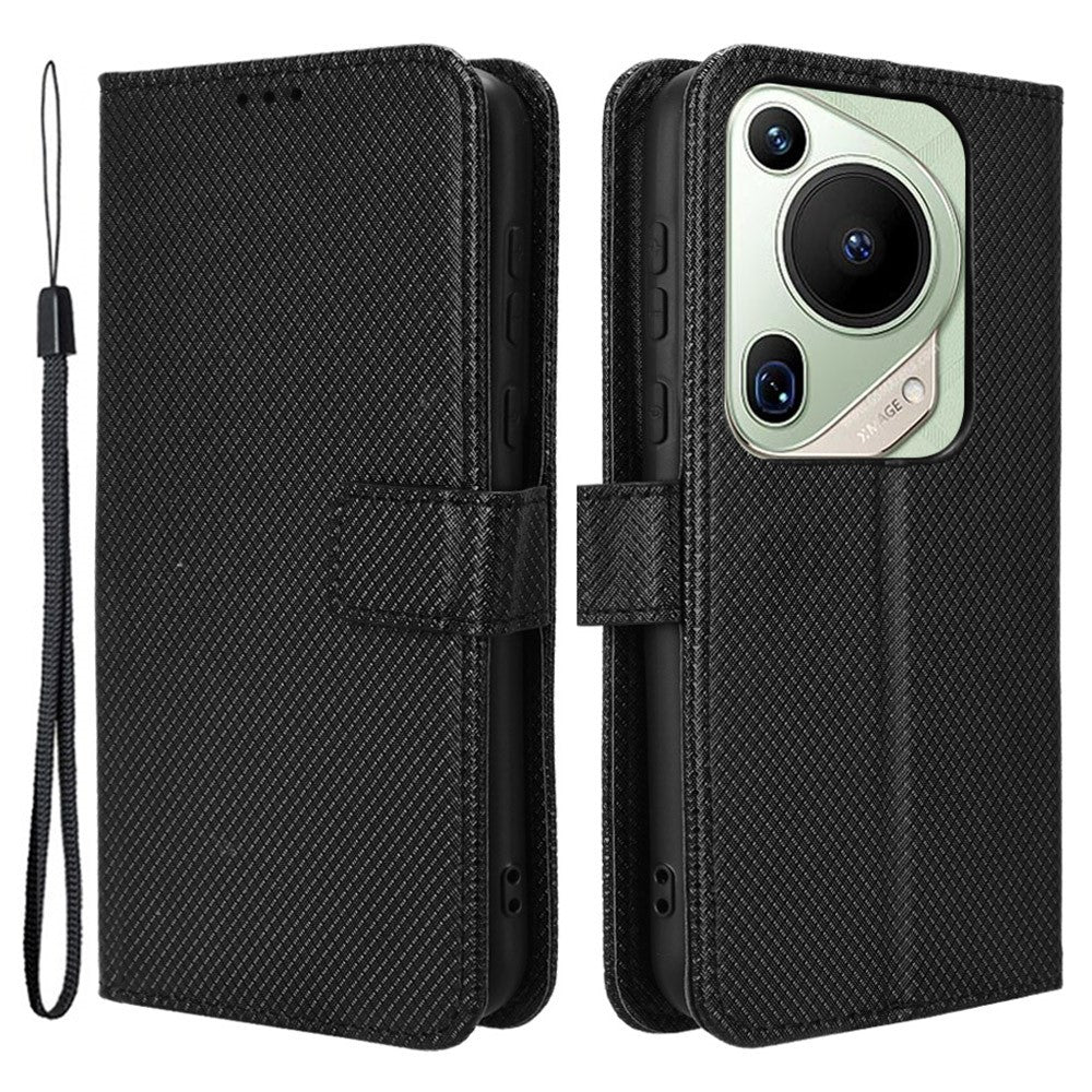 For Huawei Pura 70 Pro / 70 Pro+ / 70 Ultra Case Diamond Texture Phone Leather Cover