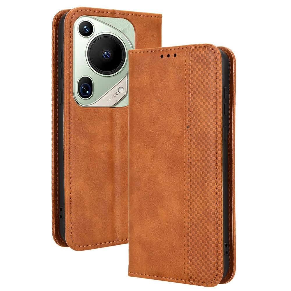 For Huawei Pura 70 Pro / 70 Pro+ / 70 Ultra Case Retro PU Leather Wallet Protective Phone Cover