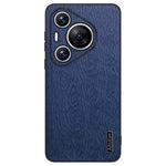 Huawei Pura 70 Pro / Pura 70 Pro+ Reptåligt fodral i trästruktur PU-läder+PC+TPU mobilskal