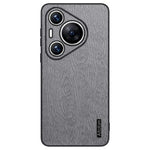 Huawei Pura 70 Pro / Pura 70 Pro+ Reptåligt fodral i trästruktur PU-läder+PC+TPU mobilskal