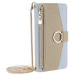 For Xiaomi Civi 4 Pro 5G / 14 Civi 5G Leather Case Zipper Wallet Stand Phone Cover with Mirror Function