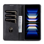 AZNS For Xiaomi Redmi Note 13 Pro 4G / Poco M6 Pro 4G Magnetic Case PU Leather Stand Phone Cover
