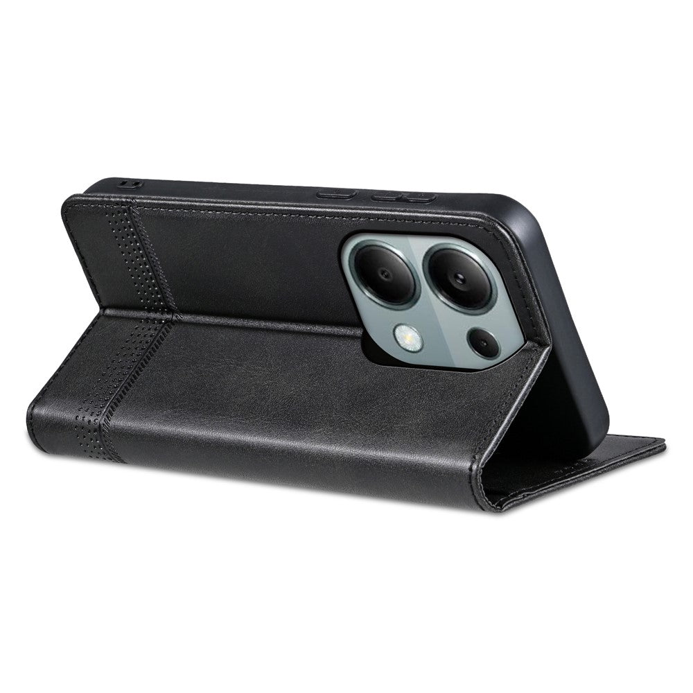 AZNS For Xiaomi Redmi Note 13 Pro 4G / Poco M6 Pro 4G Magnetic Case PU Leather Stand Phone Cover