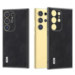 ABEEL For Samsung Galaxy S24 Ultra Case Slim Fit PU Leather+PC Phone Cover