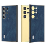 ABEEL For Samsung Galaxy S24 Ultra Case Slim Fit PU Leather+PC Phone Cover