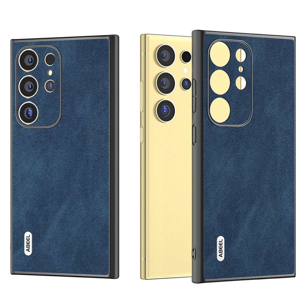 ABEEL For Samsung Galaxy S24 Ultra Case Slim Fit PU Leather+PC Phone Cover
