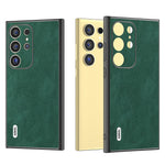 ABEEL For Samsung Galaxy S24 Ultra Case Slim Fit PU Leather+PC Phone Cover