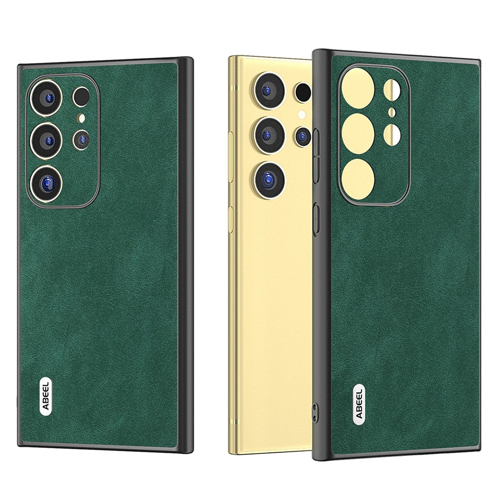 ABEEL For Samsung Galaxy S24 Ultra Case Slim Fit PU Leather+PC Phone Cover