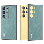 ABEEL For Samsung Galaxy S24 Ultra Case Slim Fit PU Leather+PC Phone Cover