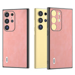 ABEEL For Samsung Galaxy S24 Ultra Case Slim Fit PU Leather+PC Phone Cover