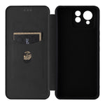 Til Asus Zenfone 11 Ultra 5G Læder Cover Kulfiber Tekstur Stand Magnetisk Telefon Cover
