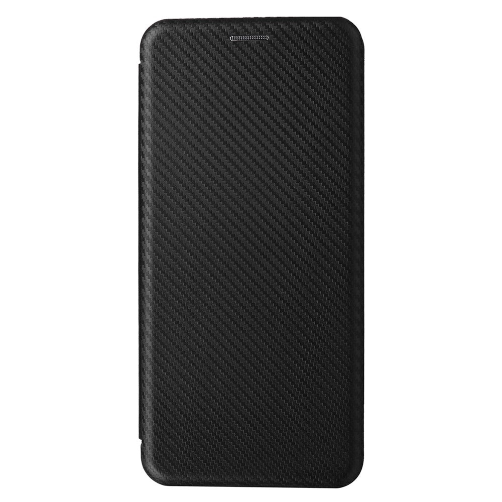 Til Asus Zenfone 11 Ultra 5G Læder Cover Kulfiber Tekstur Stand Magnetisk Telefon Cover