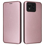 Til Asus Zenfone 11 Ultra 5G Læder Cover Kulfiber Tekstur Stand Magnetisk Telefon Cover