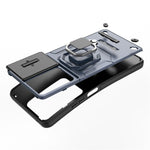 For Oppo A79 5G / A2 5G Case Camera Protection PC+TPU Phone Cover with Ring Kickstand