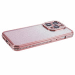 For iPhone 12 Pro TPU Case Rhinestones Decor Gradient Phone Case