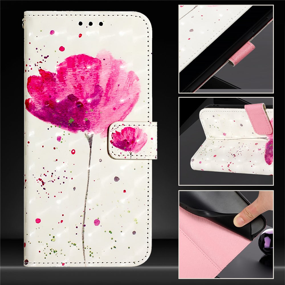 For OnePlus Nord CE4 5G Leather Case Pattern Printing Wallet Stand Mobile Cover with Strap