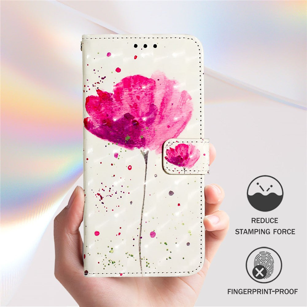 For OnePlus Nord CE4 5G Leather Case Pattern Printing Wallet Stand Mobile Cover with Strap