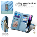 ESEBLE Galaxy Series For Samsung Galaxy M55 5G / C55 5G / F55 5G Case Leather Folio Wallet RFID Blocking Phone Cover