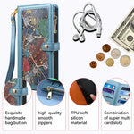 ESEBLE Galaxy Series For Samsung Galaxy M55 5G / C55 5G / F55 5G Case Leather Folio Wallet RFID Blocking Phone Cover