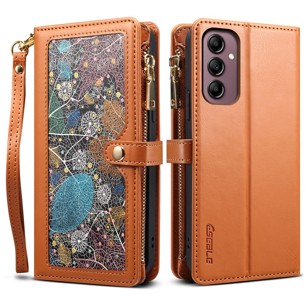 ESEBLE Galaxy Series For Samsung Galaxy M55 5G / C55 5G / F55 5G Case Leather Folio Wallet RFID Blocking Phone Cover