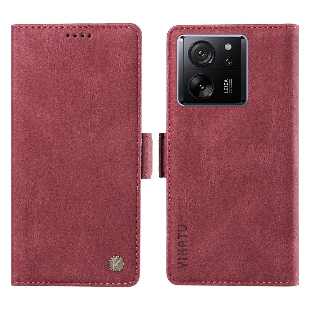 YIKATU YK-005 lædercover til Xiaomi 13T / 13T Pro / Redmi K60 Ultra, flipcover med stander, pungcover